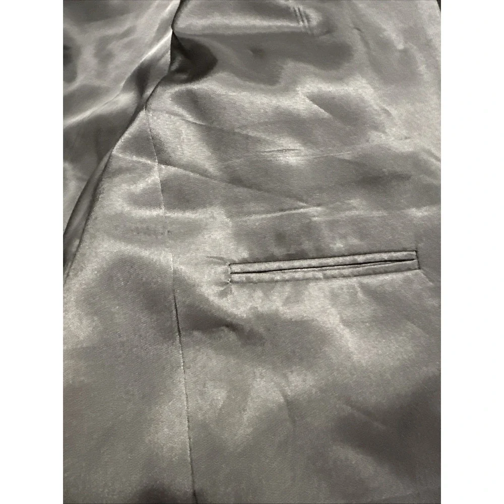 John W Nordstrom Men's Suit Jacket 44R38 Canada Gray Wool Blazer Dark Gray‎